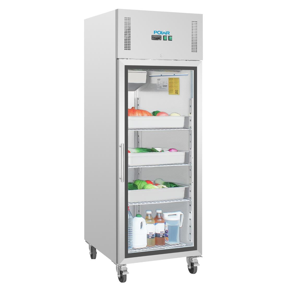 Polar G-Series Upright Gastro Display Fridge 600Ltr
