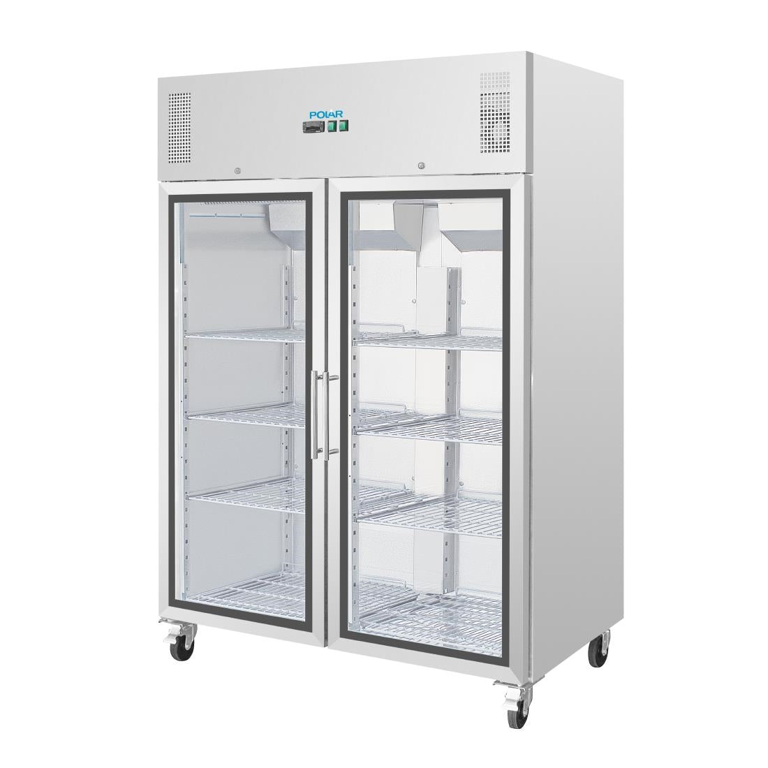 Polar G-Series Upright Double Door Gastro Display Fridge 1200Ltr