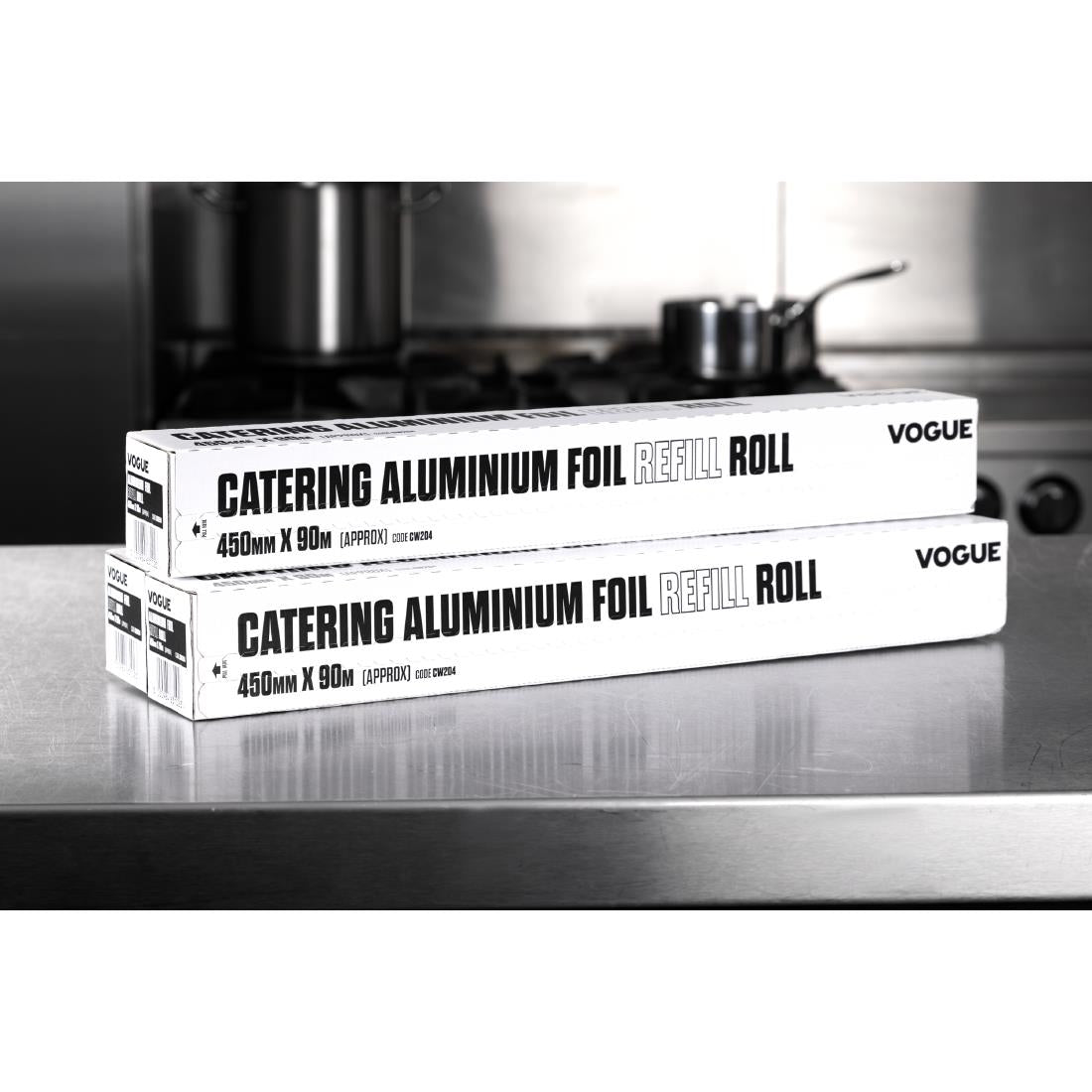 Vogue Aluminium Foil 90m fits Wrap450 Dispenser (3 Pack)