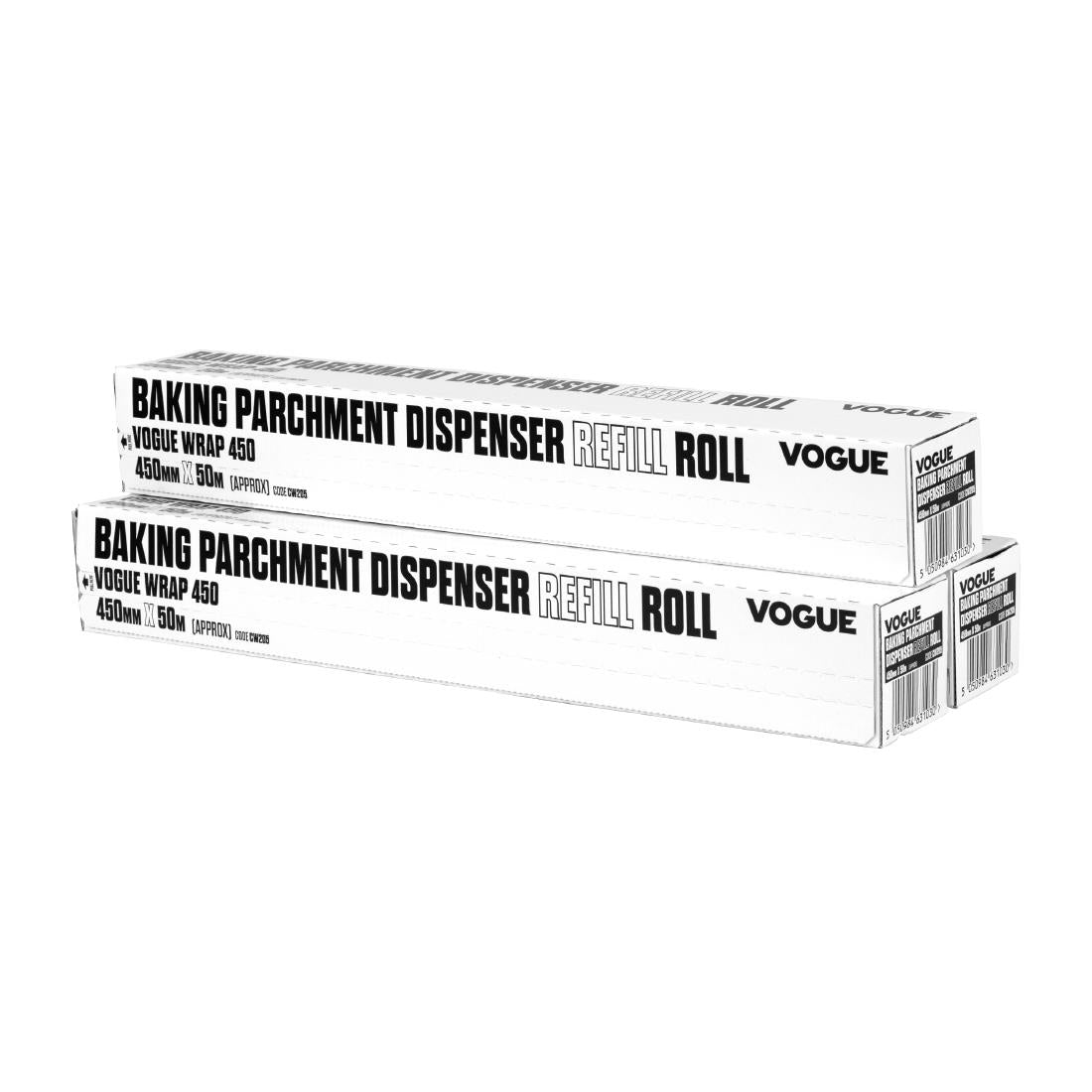 Vogue Baking Parchment 50m fits Wrap450 Dispenser (3 Pack)