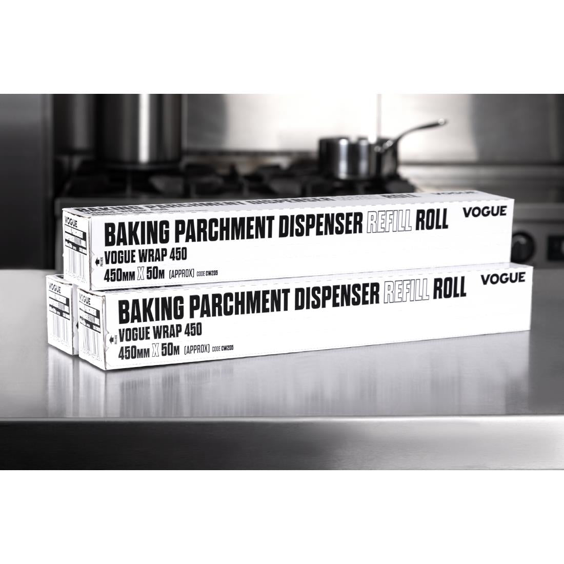 Vogue Baking Parchment 50m fits Wrap450 Dispenser (3 Pack)