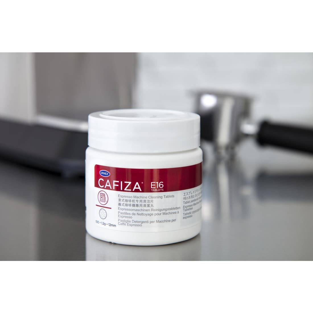 Urnex Cafiza E16 Espresso Machine Cleaner Tablets 1.2g (100 Pack)