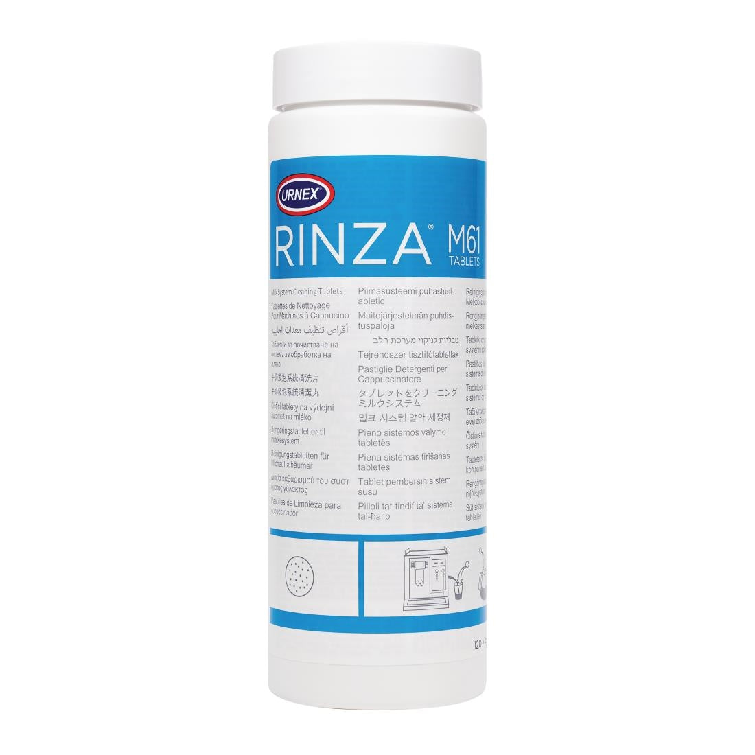 Rinza Milk Frother Cleaning Tablets M61 (120 Pack)