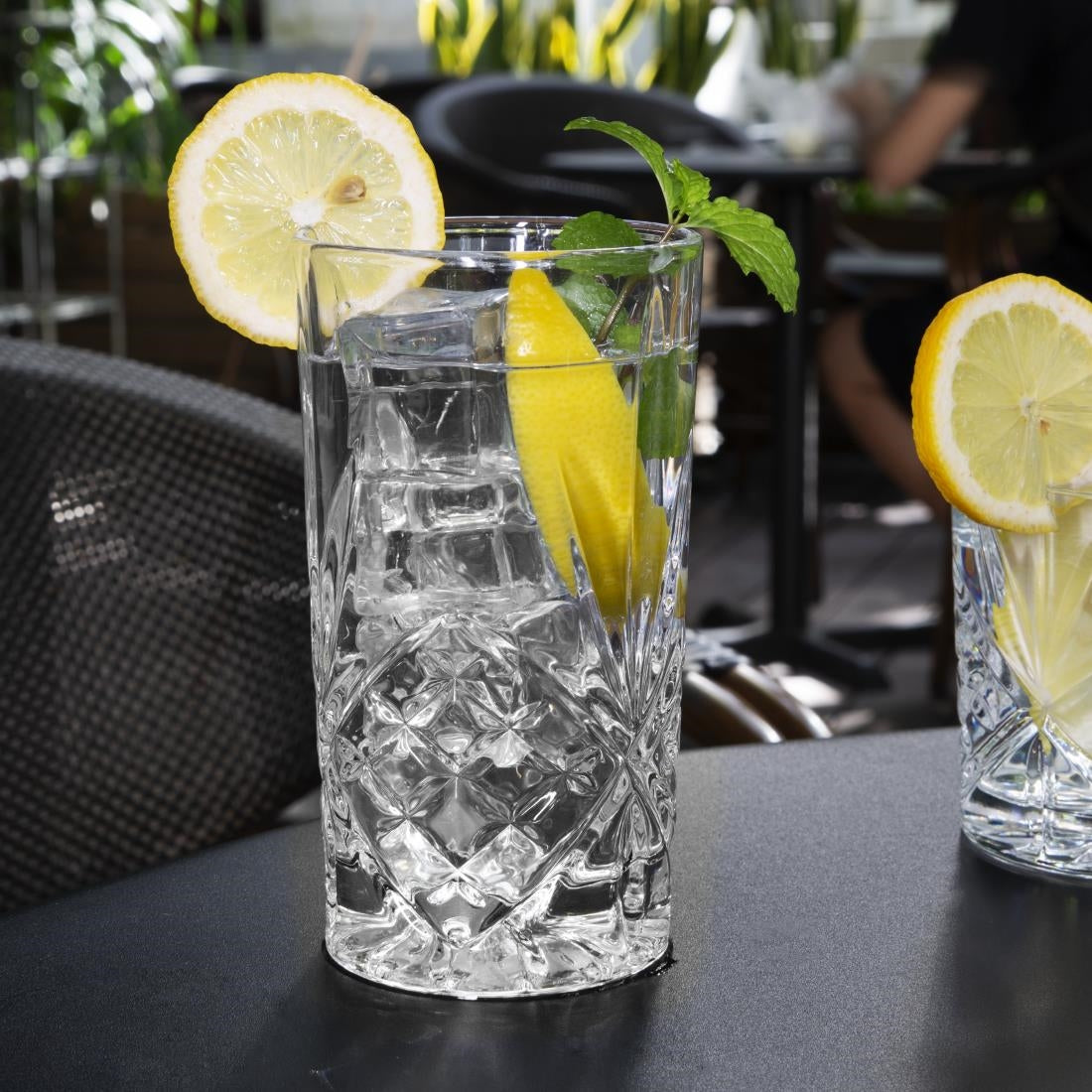 Olympia Old Duke Hi Ball Tumblers 350ml (6 Pack)