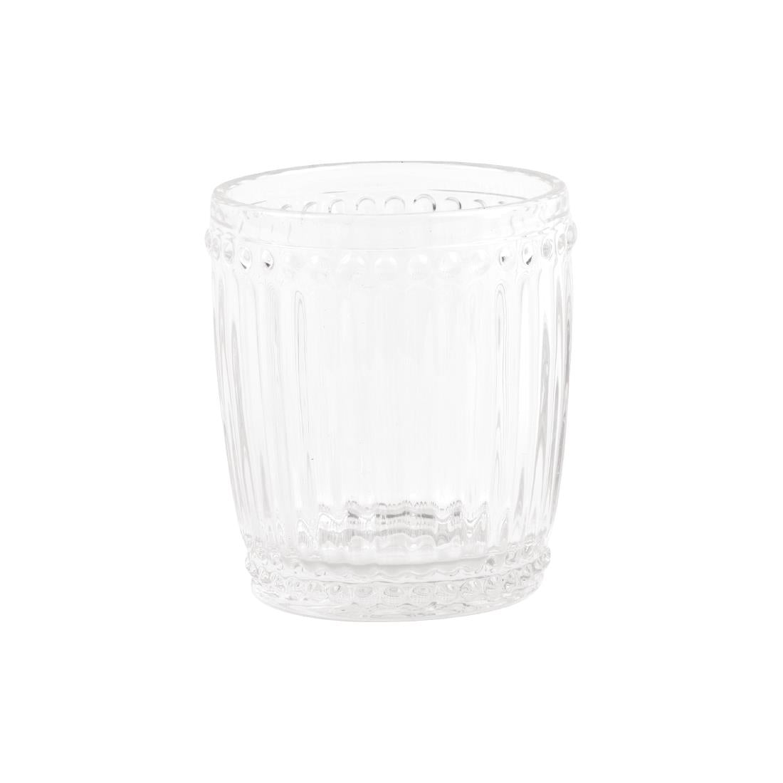 Olympia Baroque Whisky Glasses Clear 325ml (6 Pack)