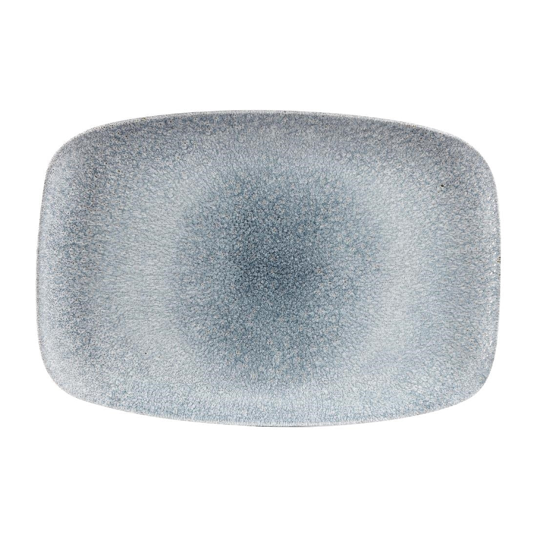 Churchill Studio Prints Raku Rectangular Plates Topaz Blue 245 x 355mm (6 Pack)