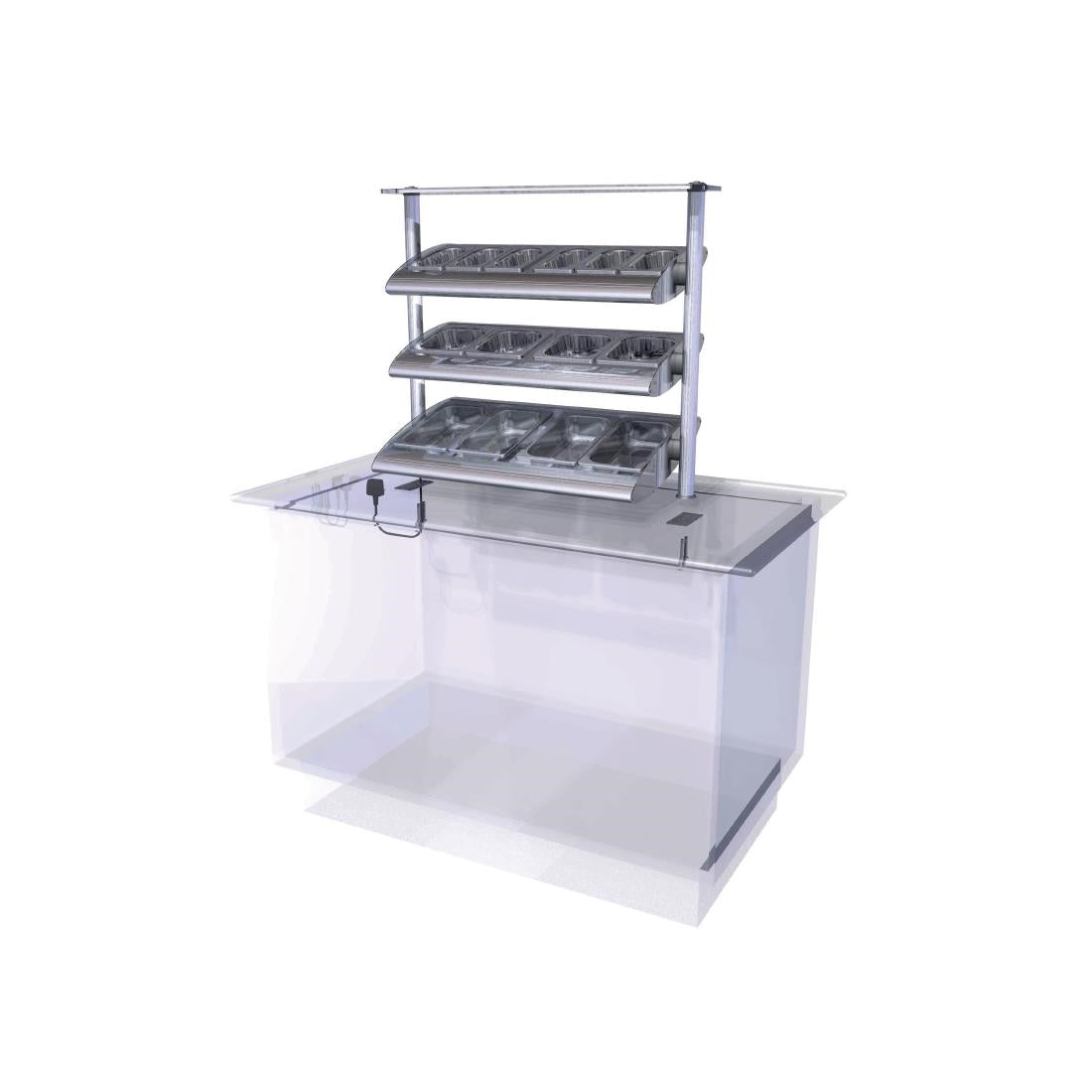 CED Designline Drop In Ambient Cutlery/Condiment Unit CCU2