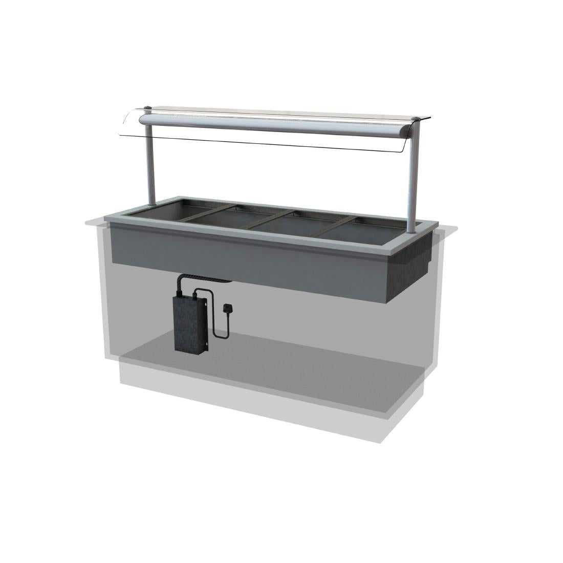 CED Designline Drop In Dry Heat Bain Marie HBM4