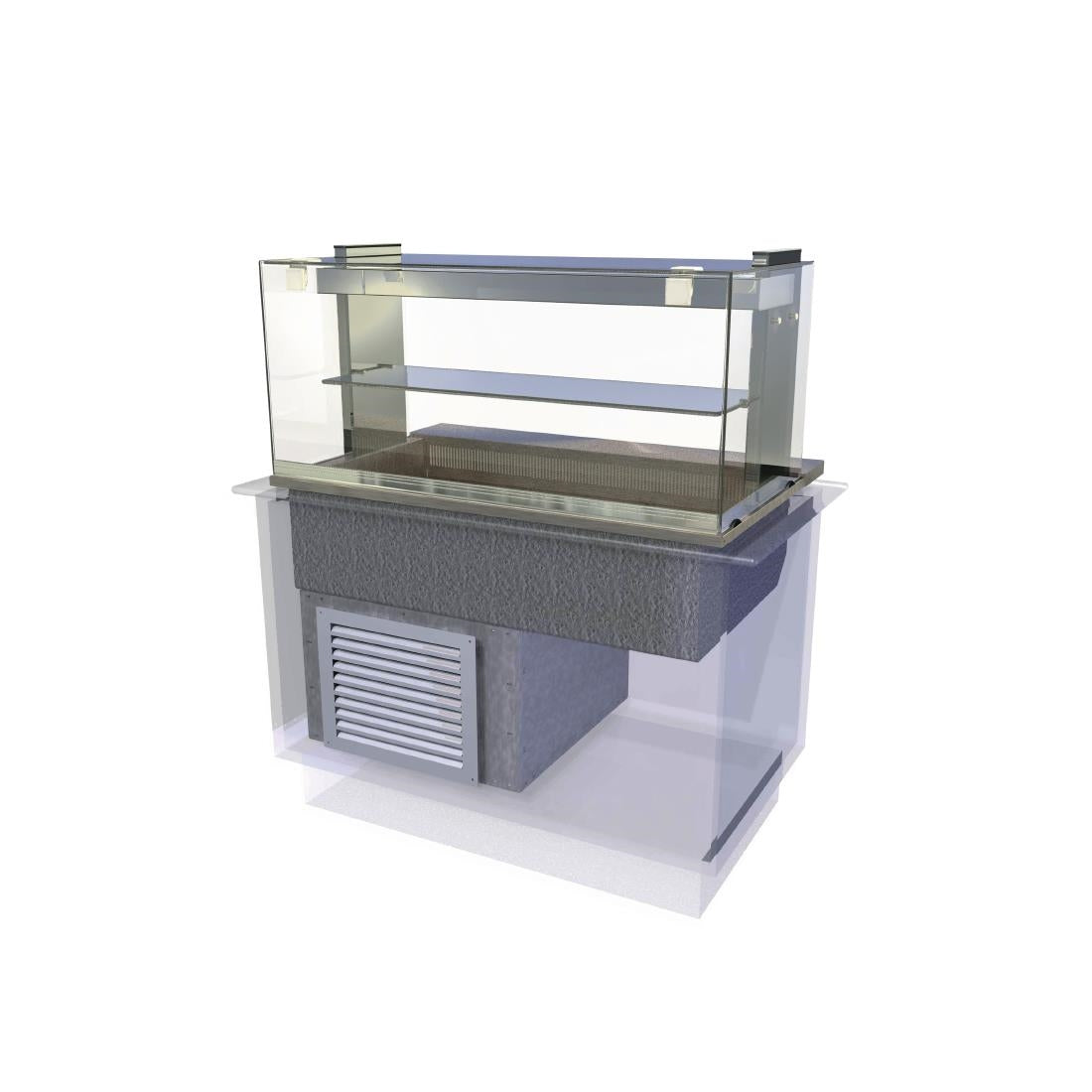 CED Kubus Drop In Chilled Deli Serve Over Display 1525mm KCDL4HT