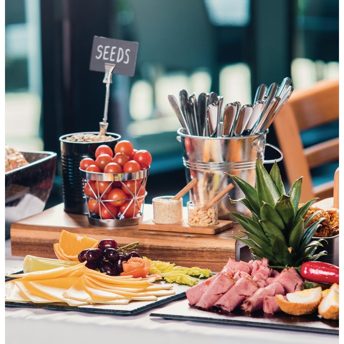 Olympia Acacia Wood Riser Set (3 Pack)