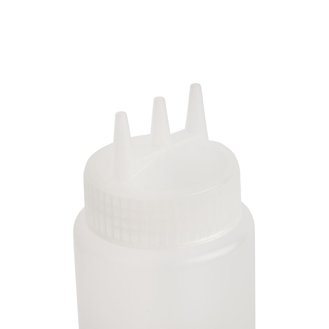 3 nozzle squeeze bottle