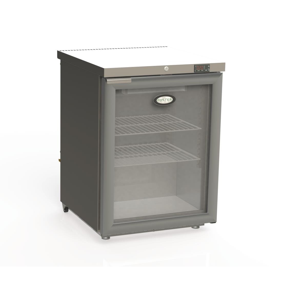 Foster 1 Glass Door 150Ltr Undercounter Fridge with Light HR150G-13/174