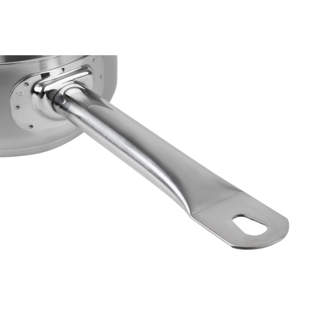 Vogue Stainless Steel Milk Pan 14cm