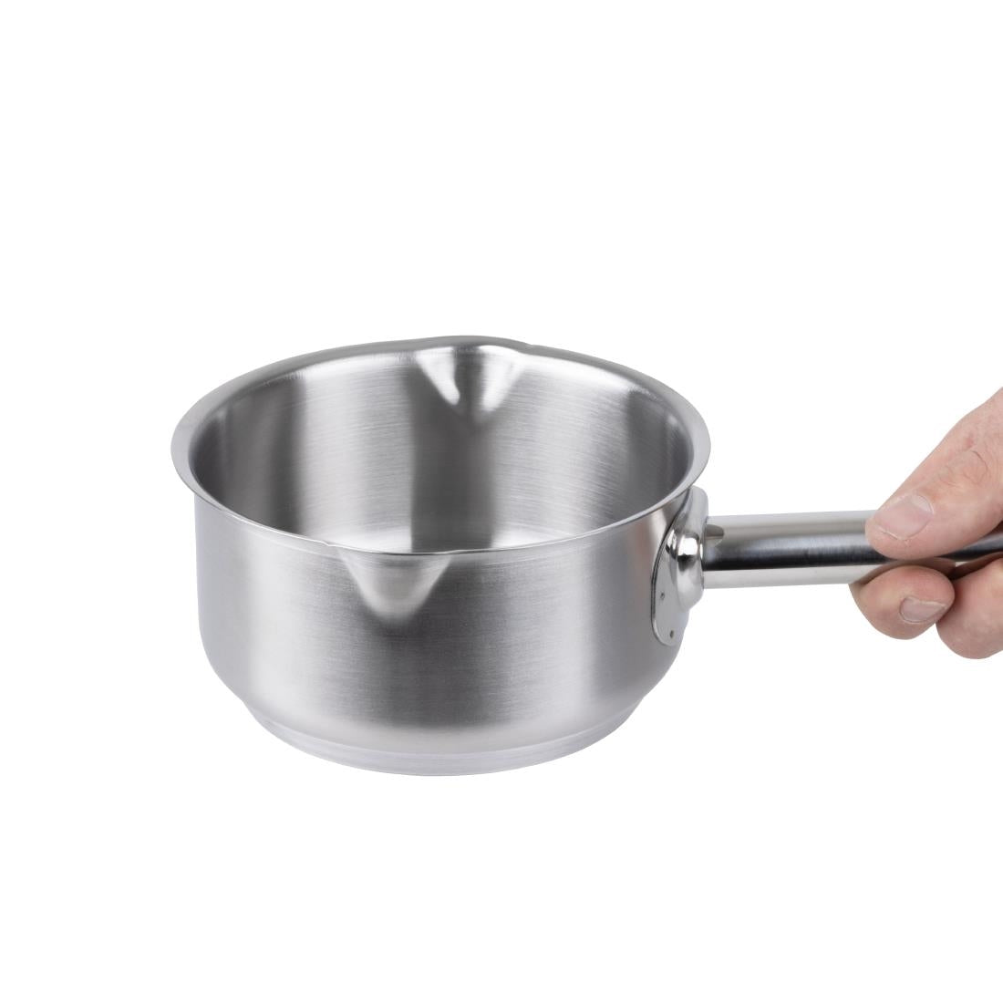 Vogue Stainless Steel Milk Pan 14cm