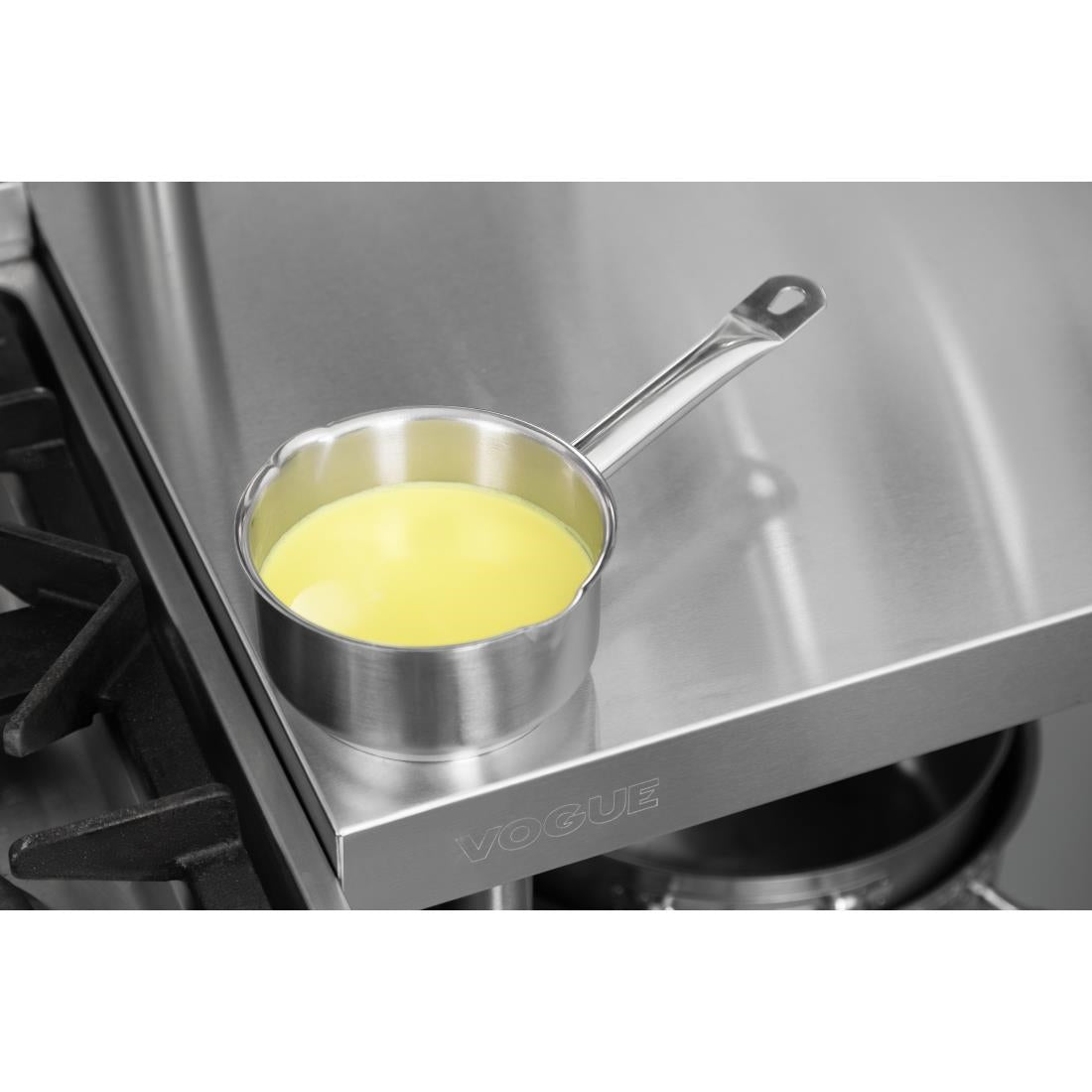Vogue Stainless Steel Milk Pan 14cm