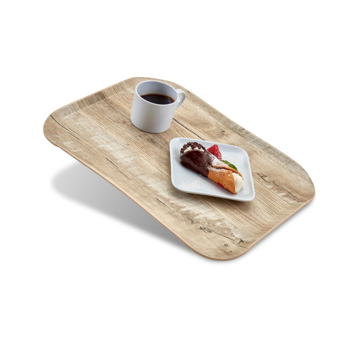 Cambro Versatray Century Non-Slip Light Oak Textured Wood Effect 330x430mm