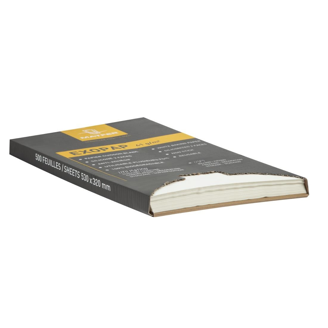 Matfer Bourgeat Exopap Baking Paper 325 x 530mm (500 Pack)