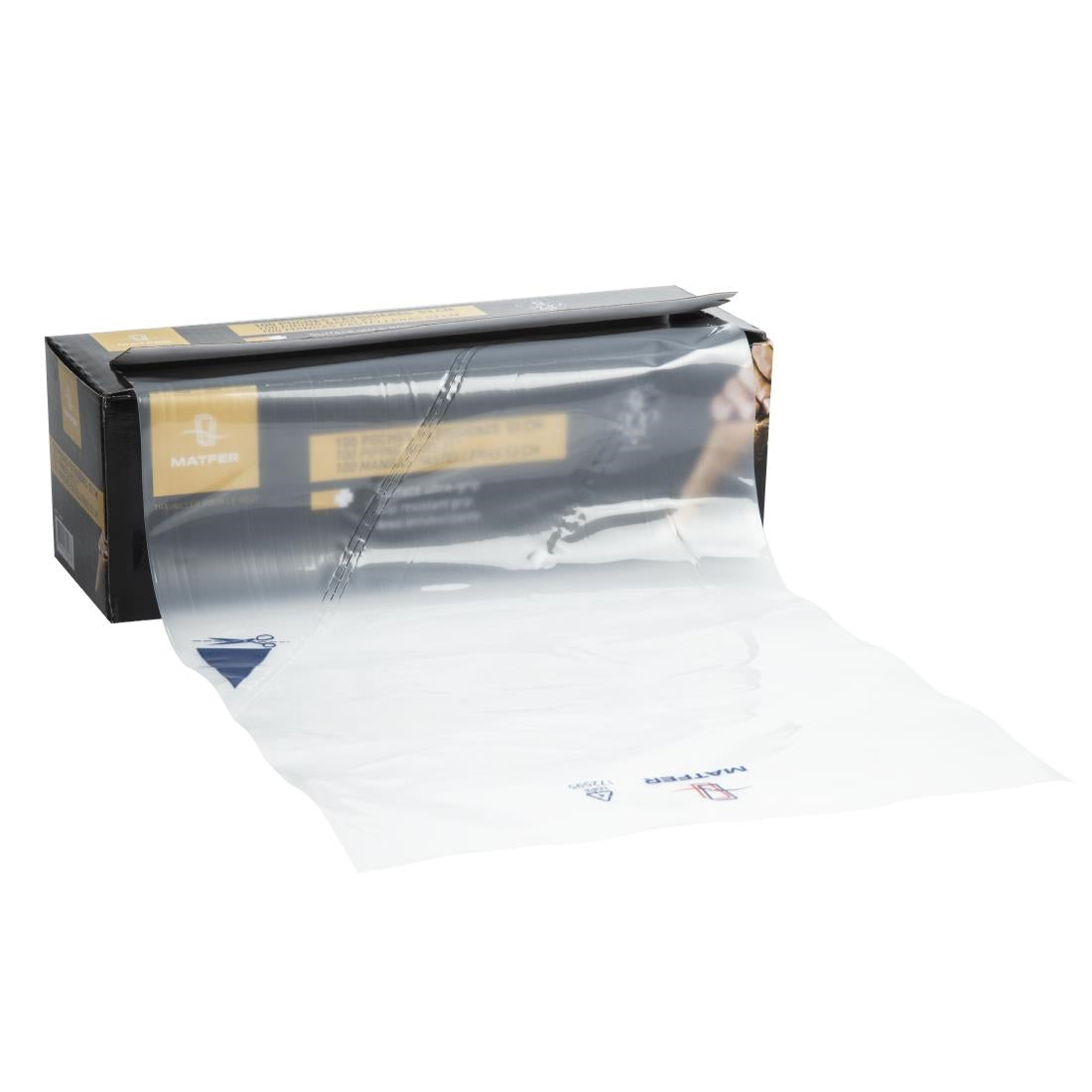 Matfer Bourgeat Disposable Piping Bags Clear (Roll of 100x530mm)