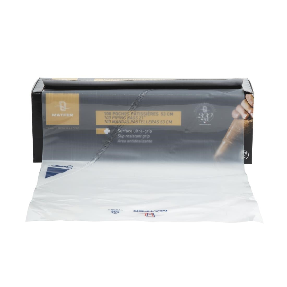 Matfer Bourgeat Disposable Piping Bags Clear (Roll of 100x530mm)