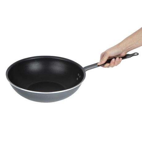Matfer Bourgeat Classe Chef Aluminium Non-Stick Wok Flared Sauté Pan 11cm