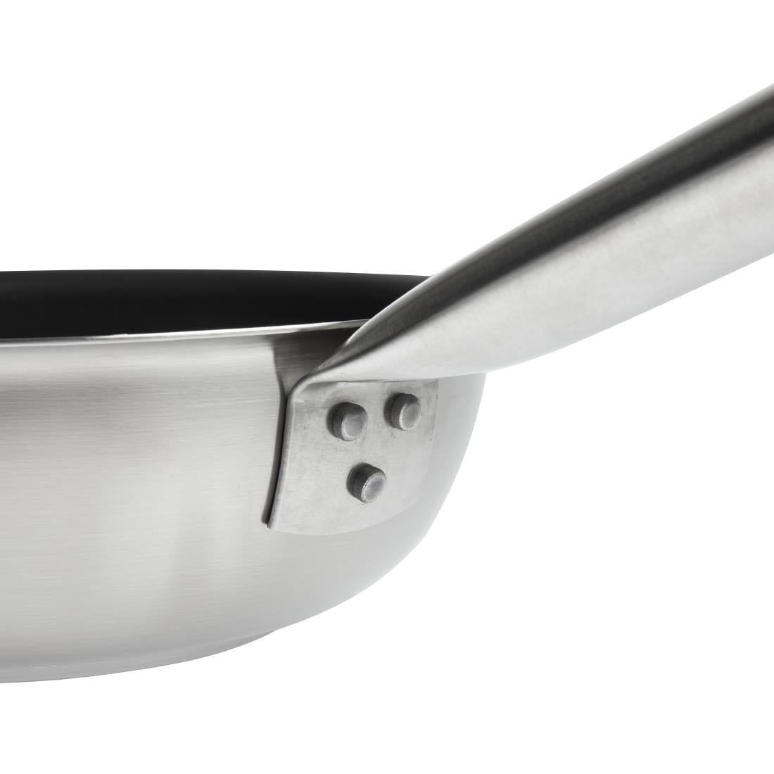 Matfer Bourgeat Tradition Stainless Steel Pro Non-Stick Sauté Pan 24cm