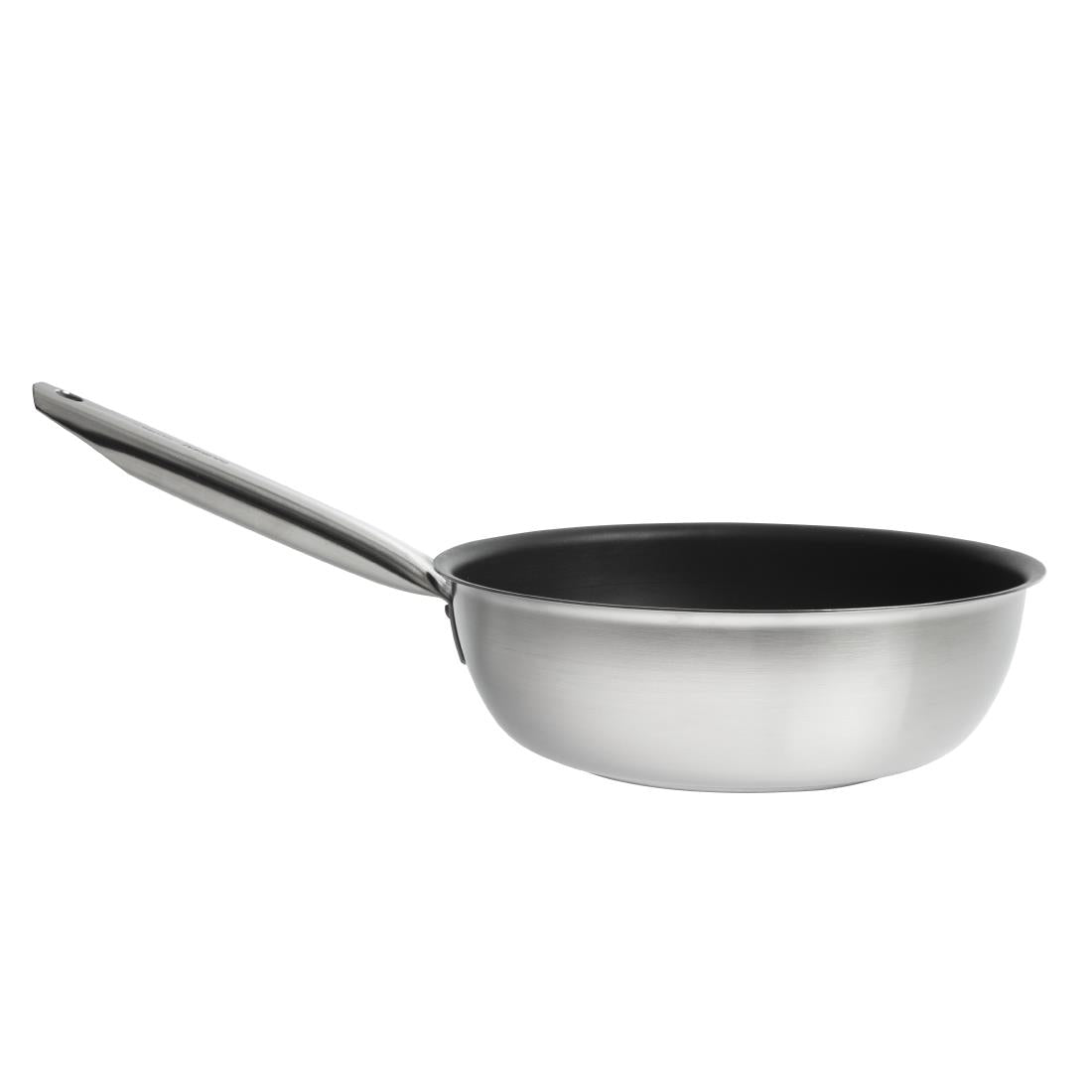 Matfer Bourgeat Tradition Stainless Steel Pro Non-Stick Sauté Pan 28cm