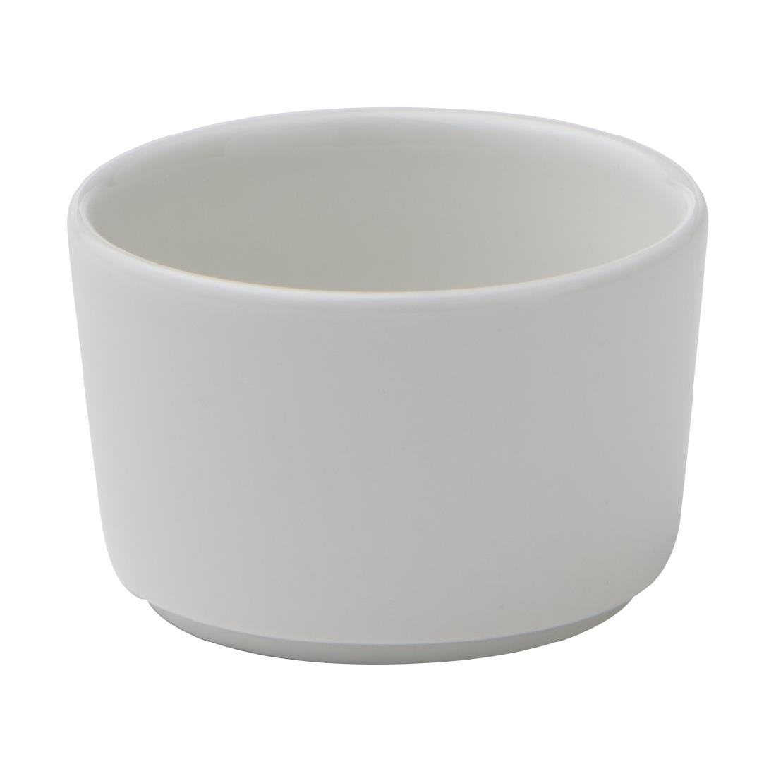 Churchill Super Vitrified Nourish Straight Sided Dip Pots White 75mm (12 Pack)