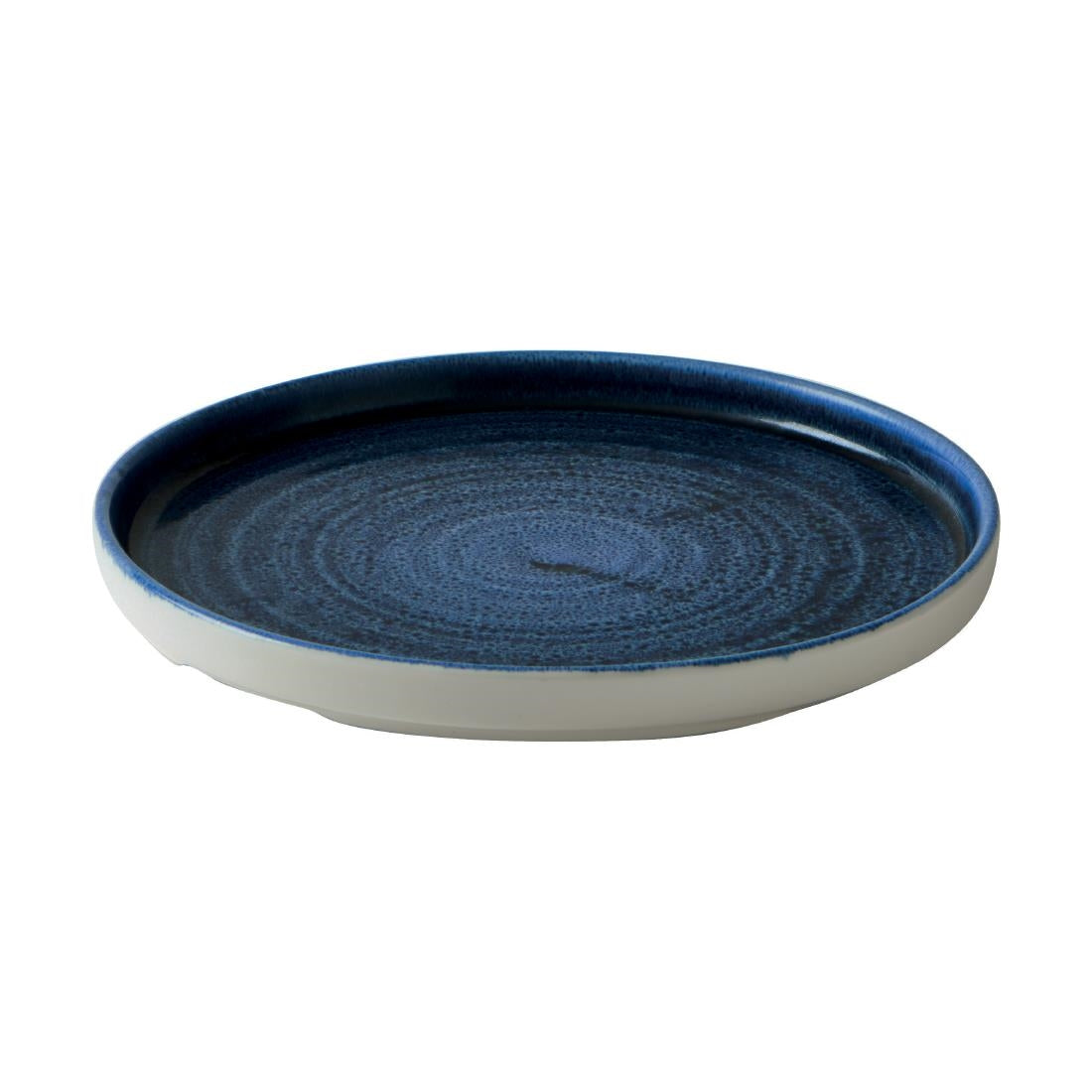 Churchill Stonecast Plume Walled Plates Ultramarine 220mm (6 Pack)