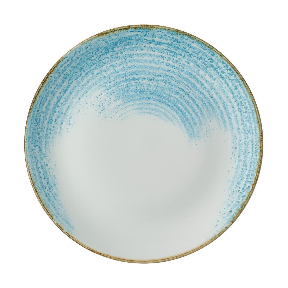 Churchill Homespun Accents Evolve Coupe Plates Aquamarine 260mm (12 Pack)