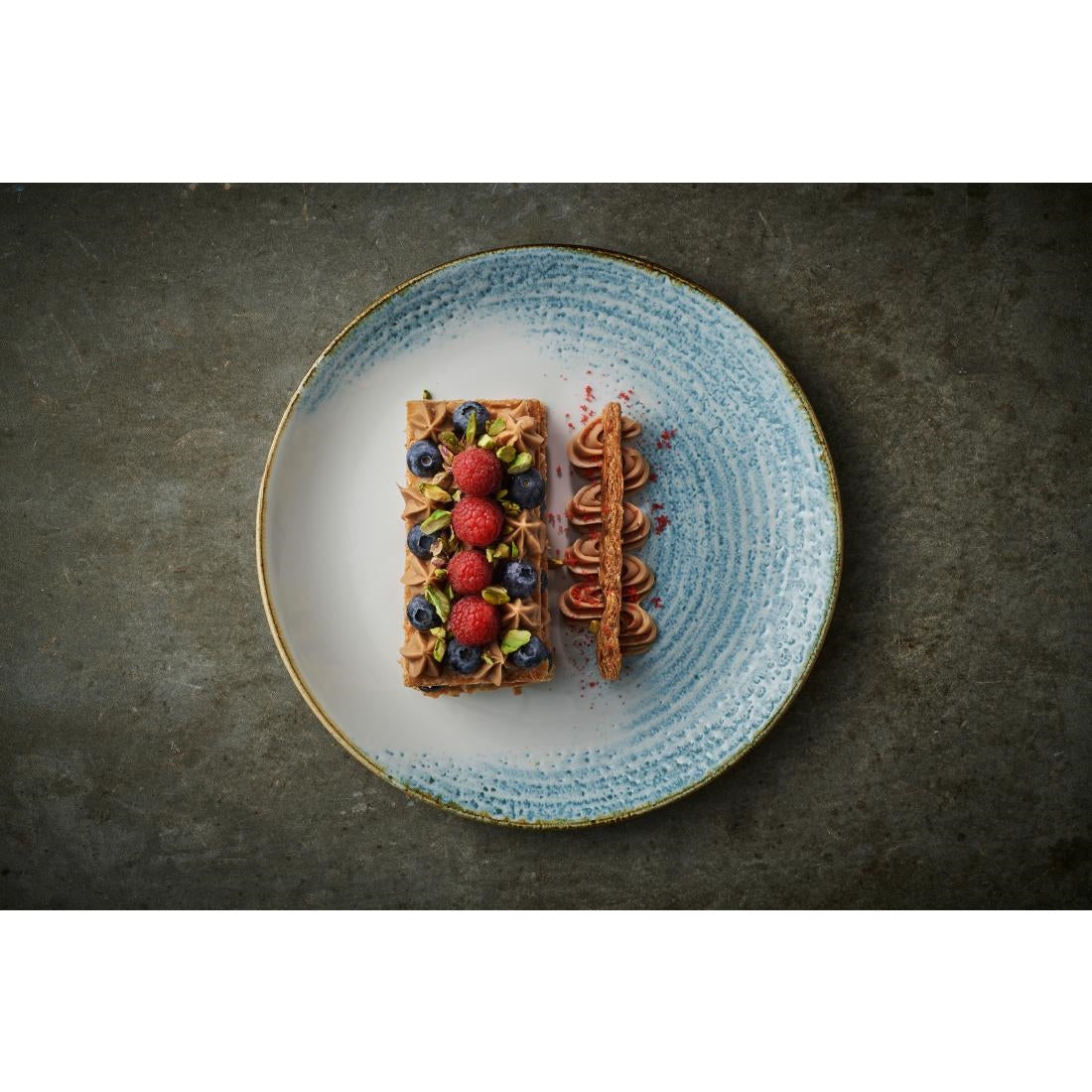 Churchill Homespun Accents Aquamarine Evolve Coupe Plates 220mm (12 Pack)