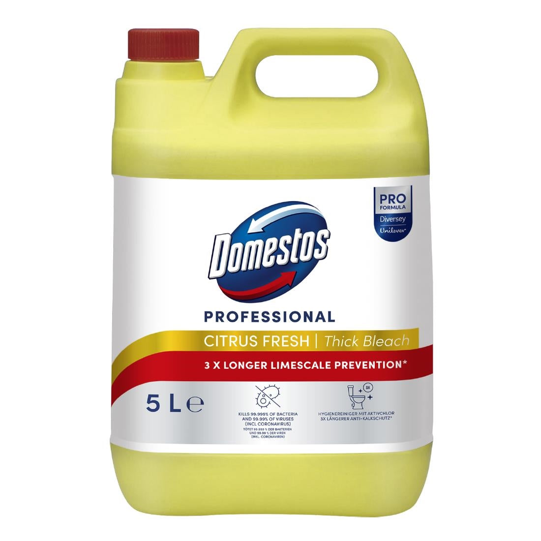 Domestos Professional Citrus Bleach Concentrate 5Ltr