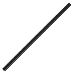 Fiesta Compostable Paper Cocktail Stirrer Straws Black (250 Pack)