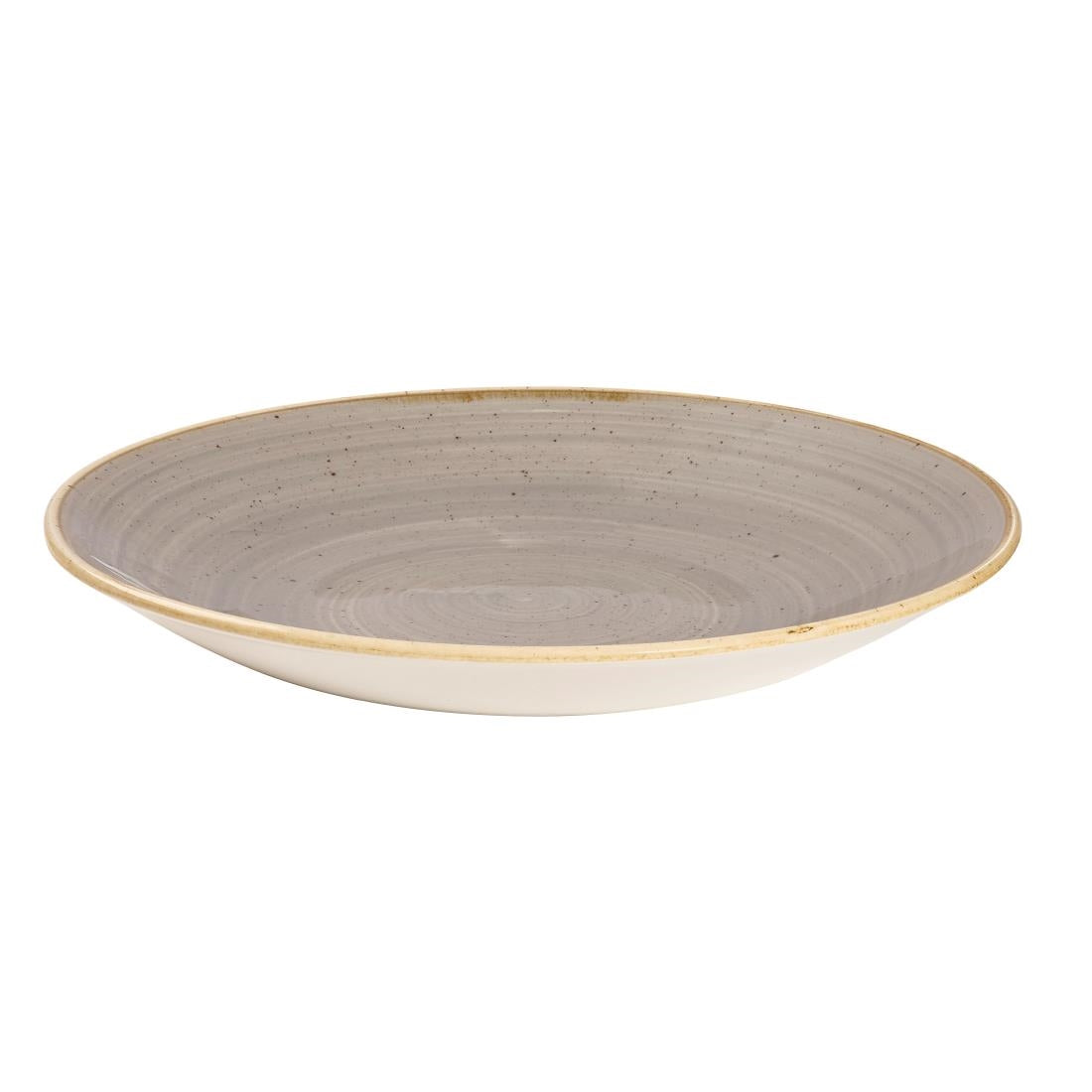 Churchill Stonecast Deep Coupe Plates Grey 281mm (12 Pack)