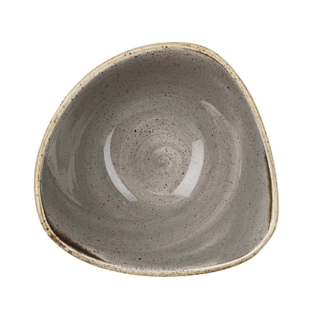 Churchill Stonecast Triangle Bowls Grey 153mm (12 Pack)