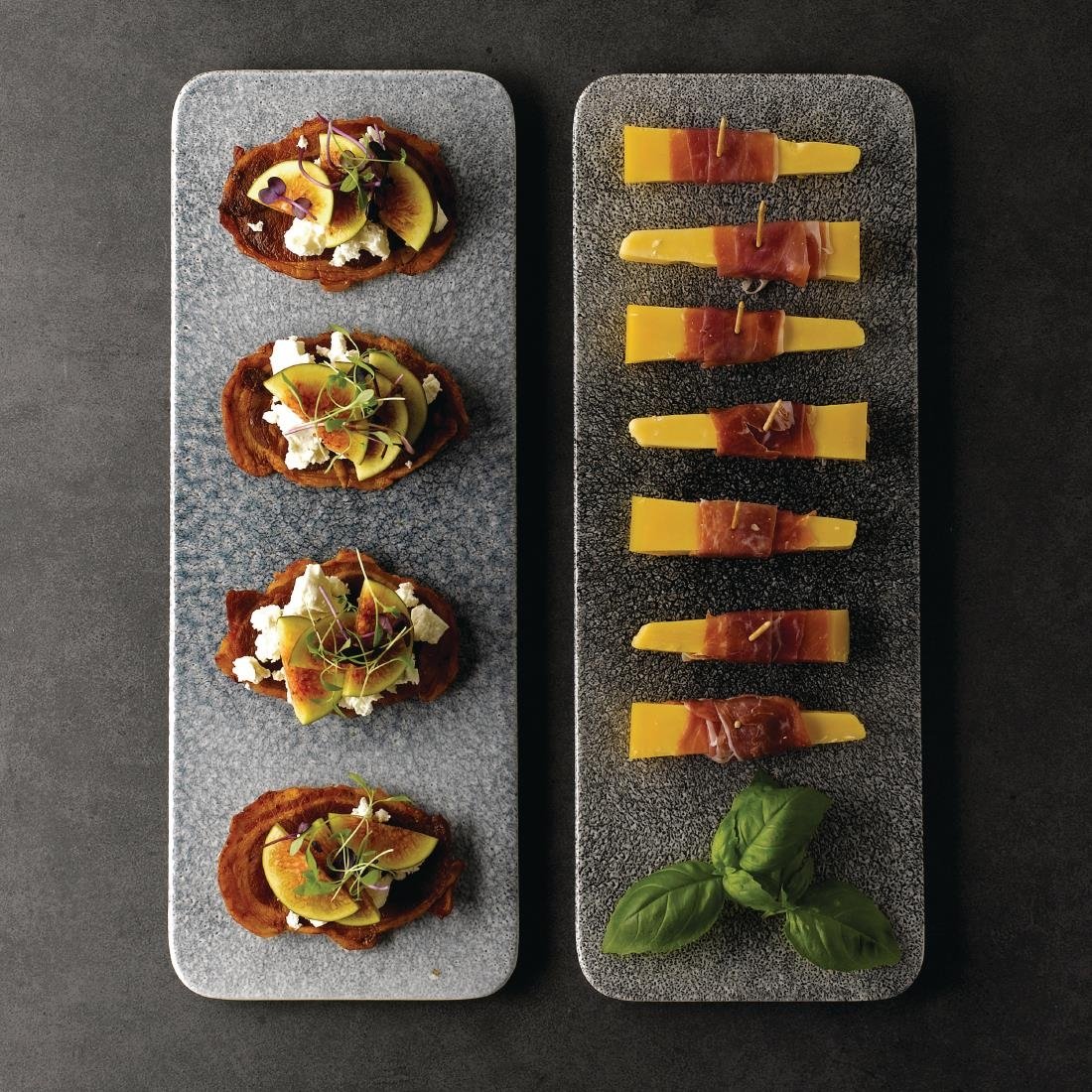 Churchill Raku Rectangular Tiles Quartz Black 140 x 376mm (4 Pack)