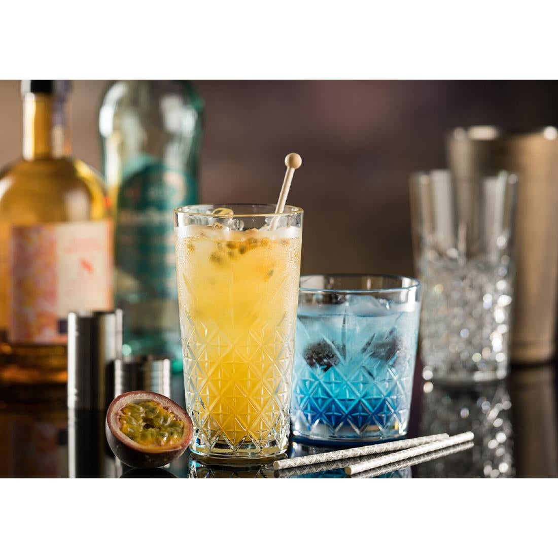 Utopia Timeless Vintage Stackable Hi Ball Glasses 350ml (12 Pack)