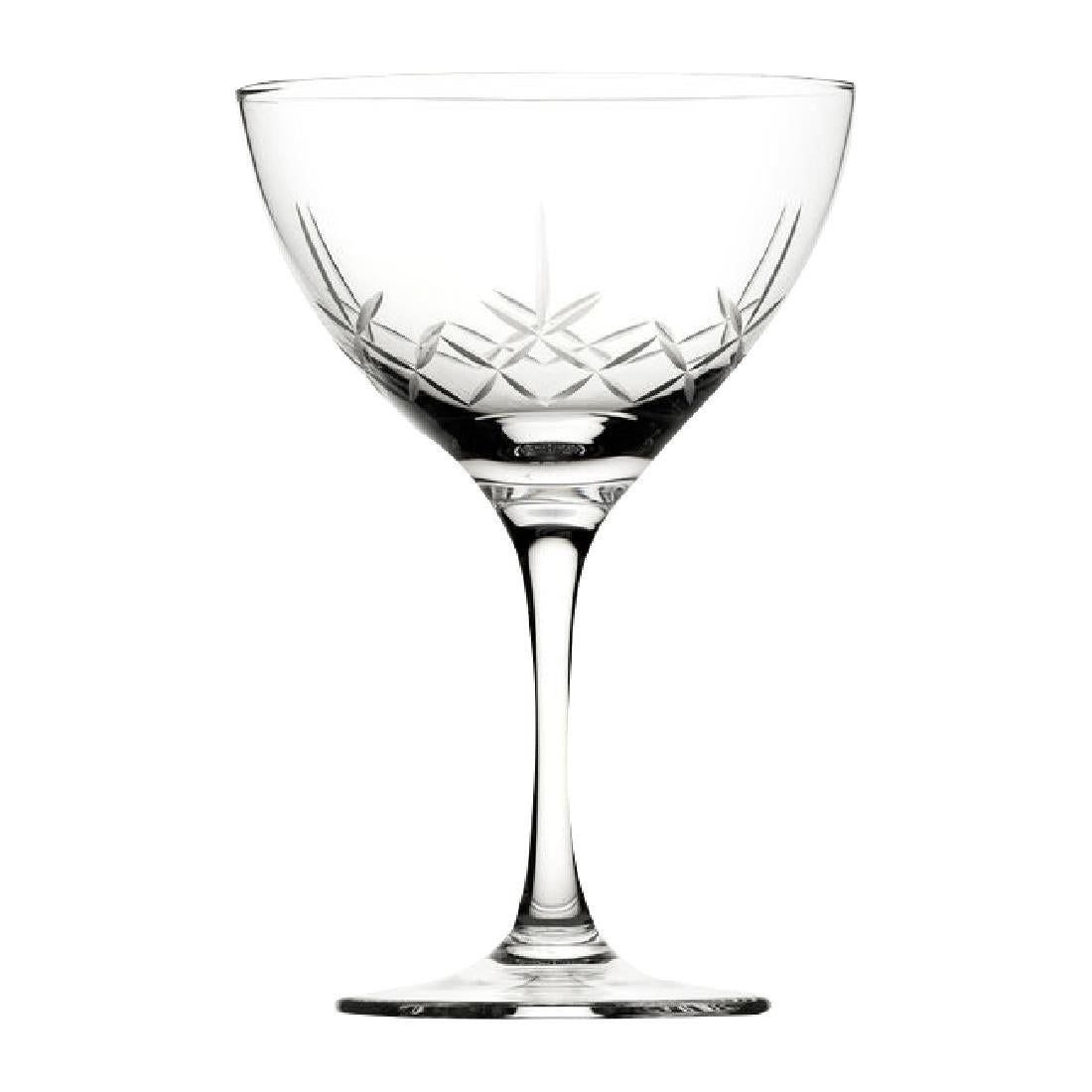 Utopia Raffles Vintage Martini Glasses 190ml (6 Pack)