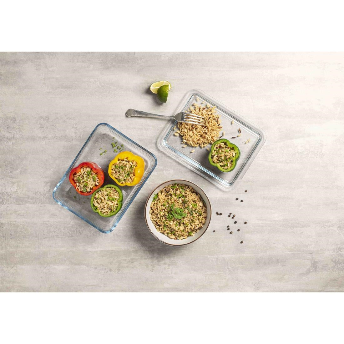 Pyrex Pure Glass Food Storage Container 1.6Ltr