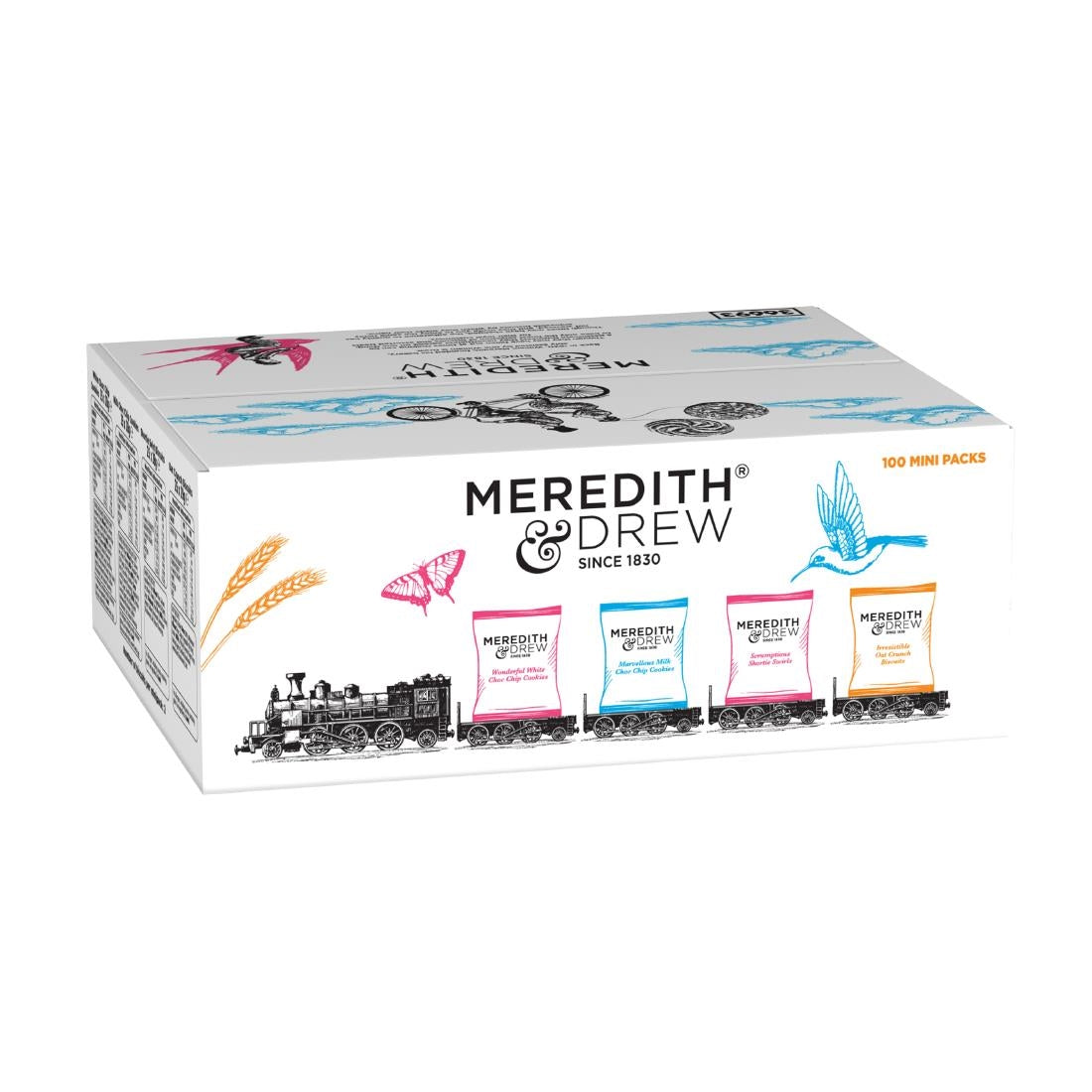 Meredith & Drew Premium Assorted Biscuits 4 Variants (100 x 2 Pack)