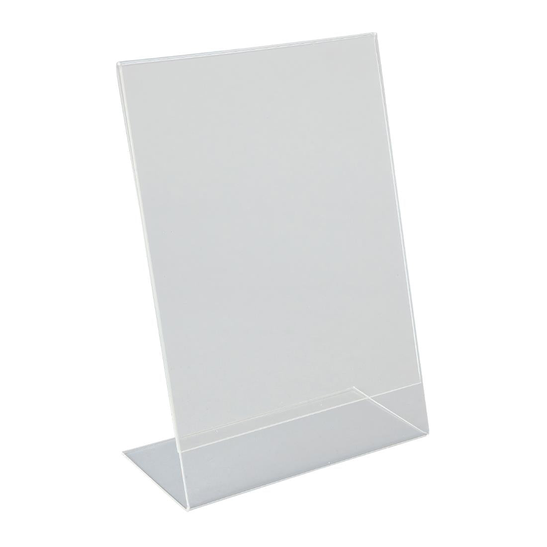 Beaumont Perspex Angled Menu Holder A5