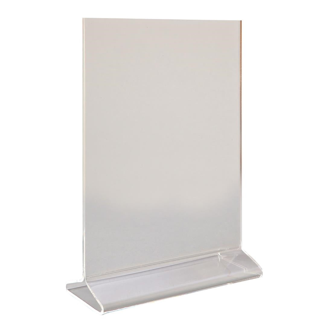 Beaumont Perspex Vertical Menu Holder A5