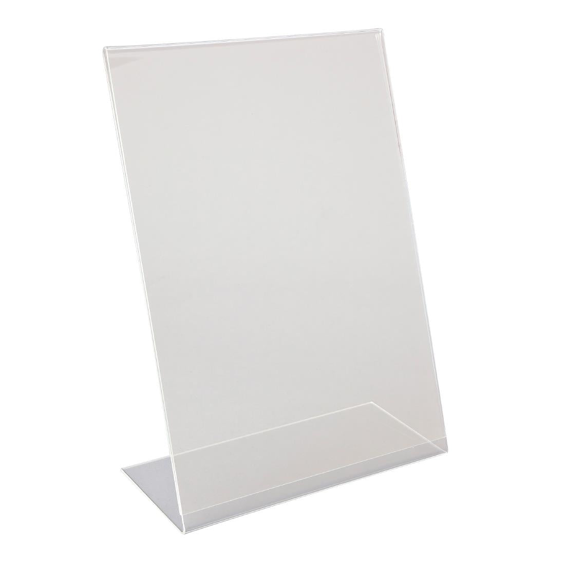 Beaumont Perspex Angled Menu Holder A4