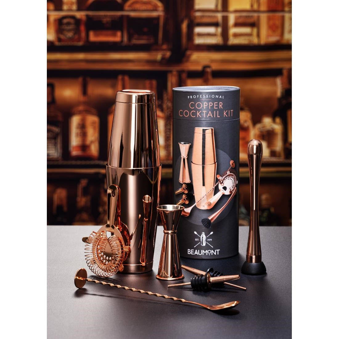Beaumont Cocktail kit Copper 8 Piece
