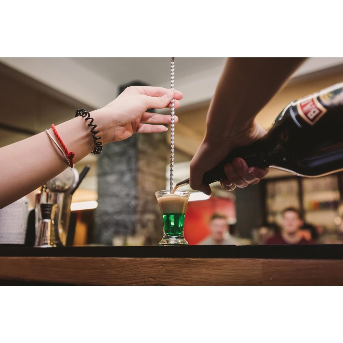 Beaumont Professional Cocktail Spoon With Masher 280mm