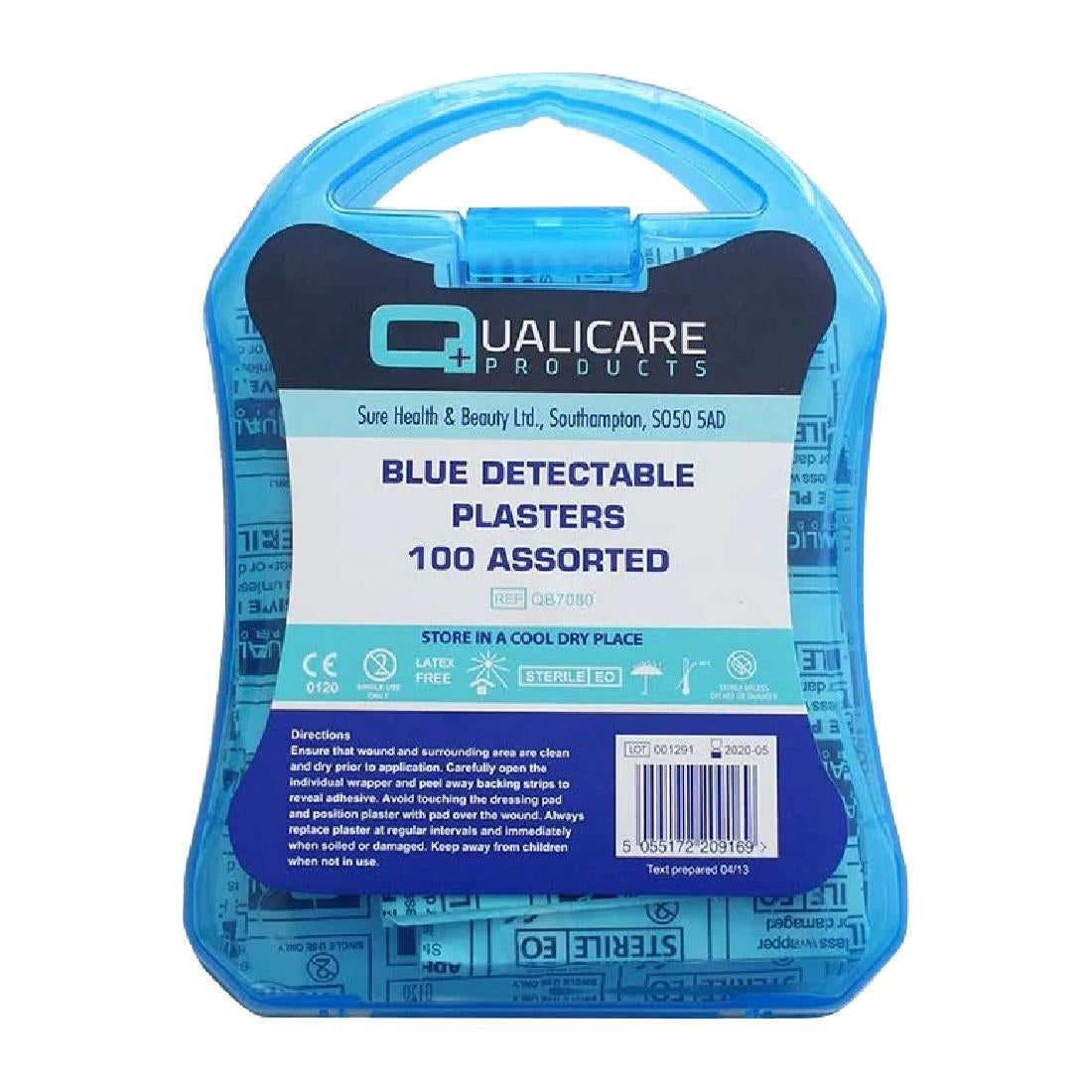Beaumont Blue Plasters Assorted Sizes (Pack of 100)