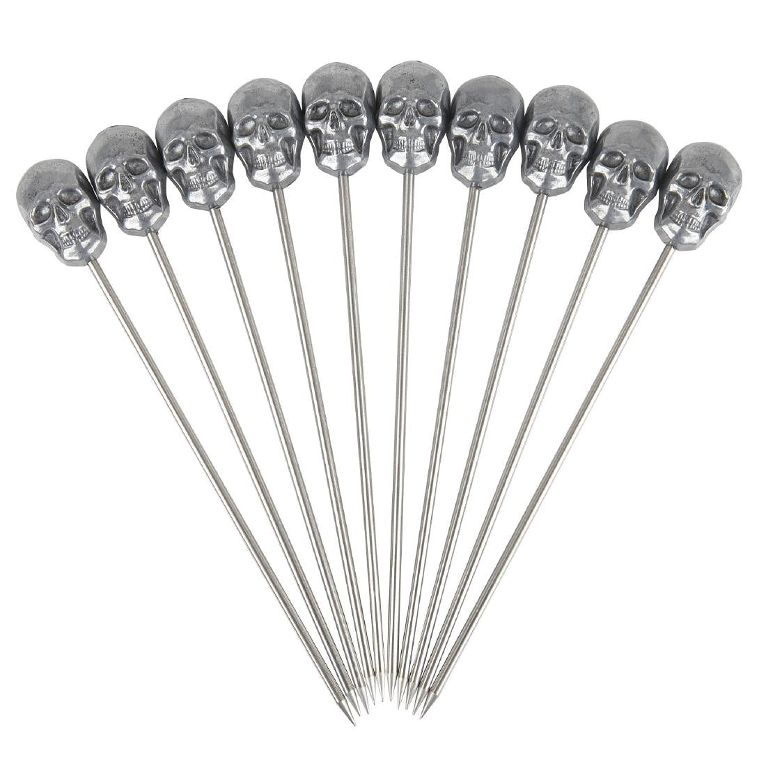 Beaumont Skull Garnish Pick (Pack of 10)