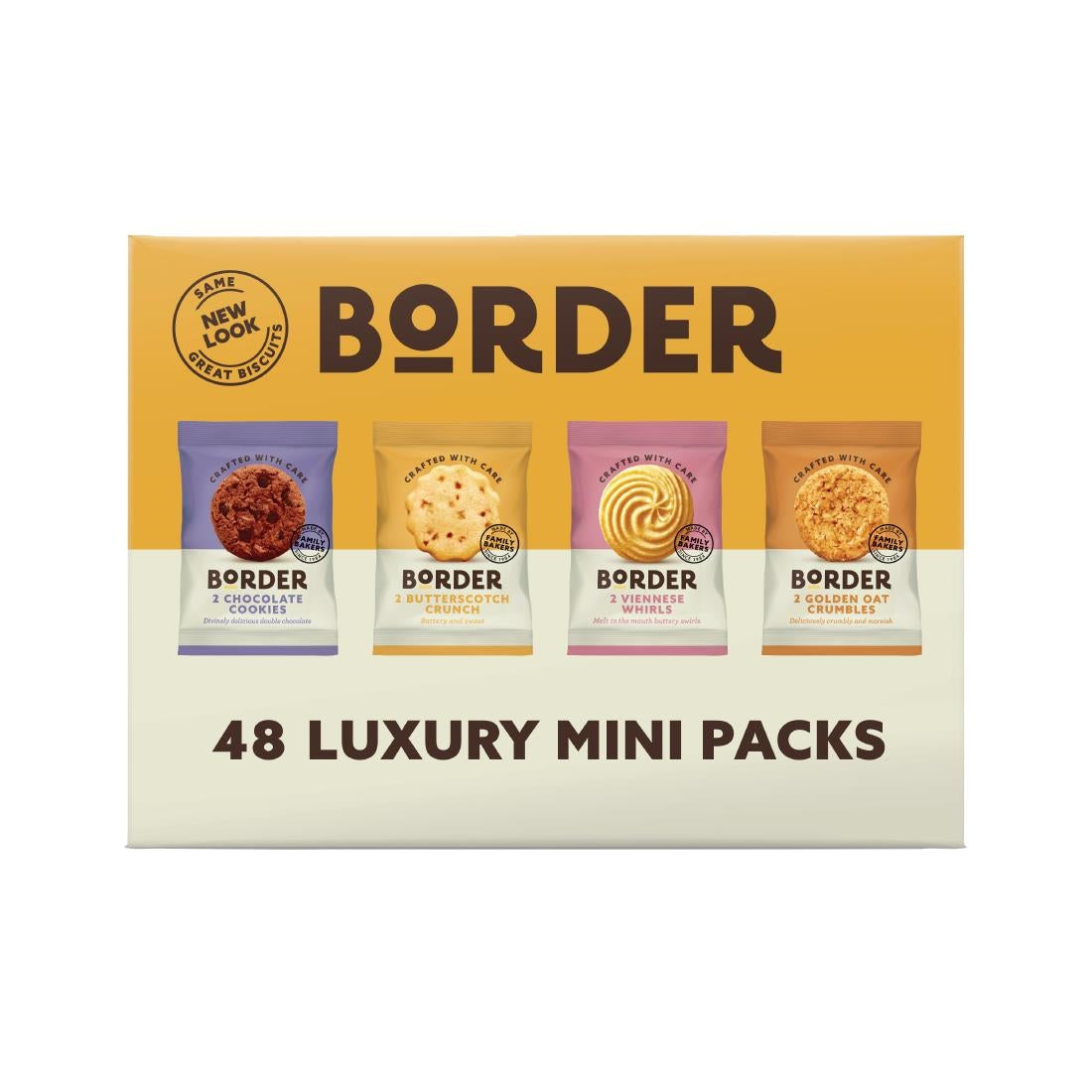 Border Mini-Pack Biscuit Assortment 4 Varieties (48 Twin Packs)