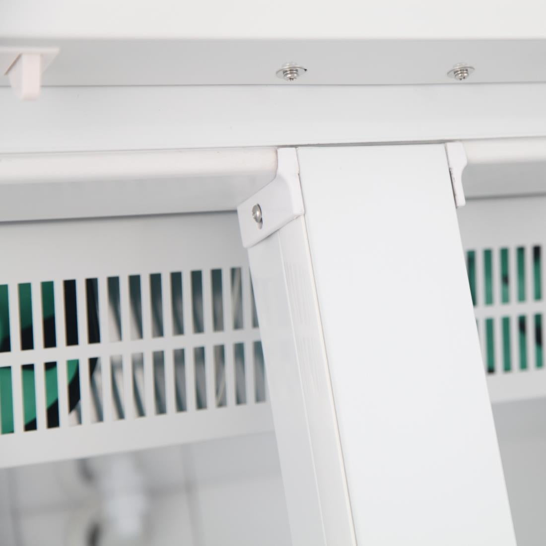 Polar C-Series Double Door Upright Fridge White 744Ltr