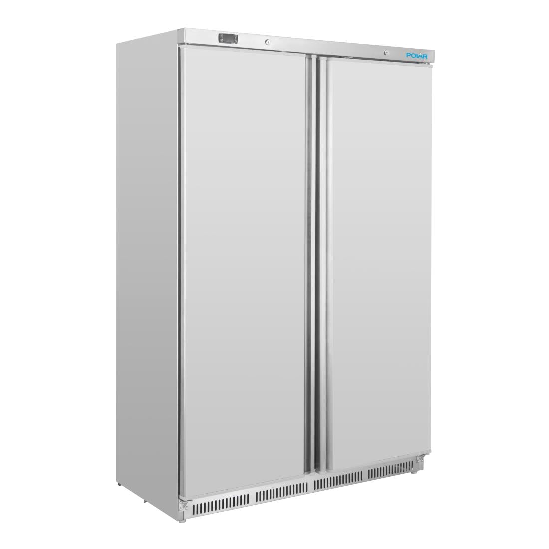 Polar C-Series Double Door Fridge Stainless Steel
