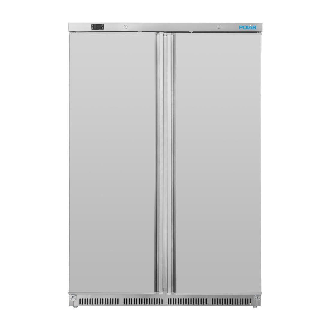 Polar C-Series Double Door Fridge Stainless Steel